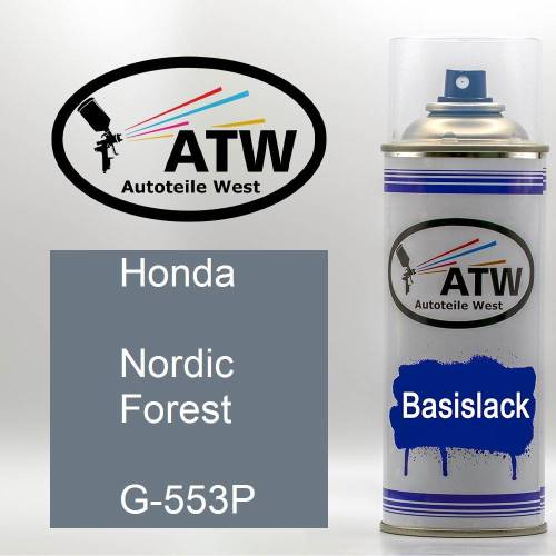 Honda, Nordic Forest, G-553P: 400ml Sprühdose, von ATW Autoteile West.